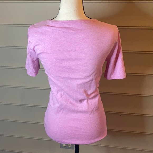 NWT J Crew Perfect Fit Pink T Shirt Magenta Cotton - Picture 4 of 6